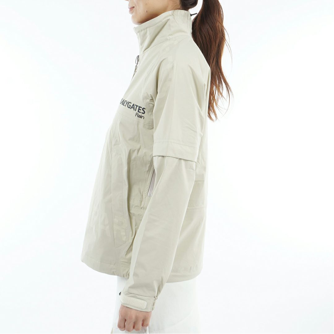 パーリーゲイツ PEARLY GATES レディース NYストレッチタフタ3Lレインジャケット (LADIES) PALA53J 詳細4