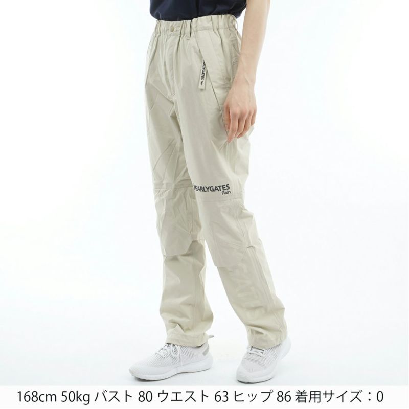 パーリーゲイツ PEARLY GATES レディース NYストレッチタフタ3Lレインパンツ (LADIES) PALA53L 詳細3