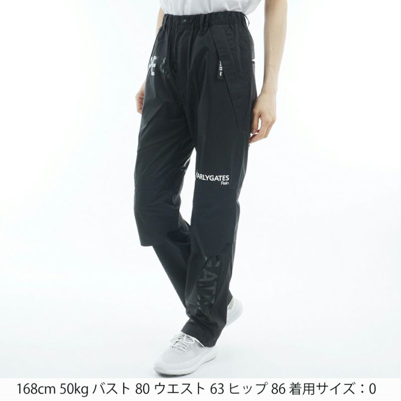 パーリーゲイツ PEARLY GATES レディース NYストレッチタフタ3Lレインパンツ (LADIES) PALA53L 詳細13