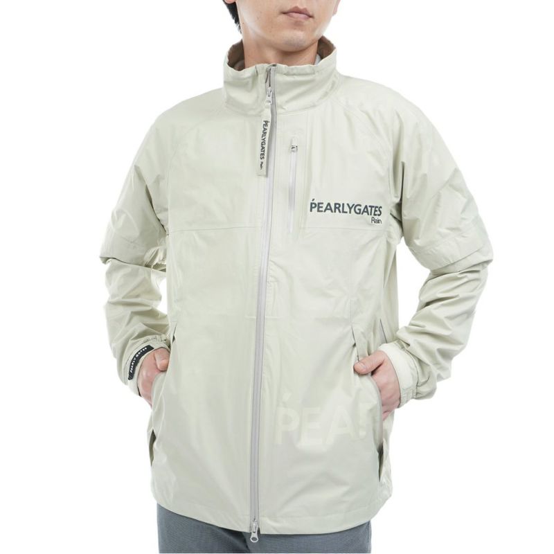 パーリーゲイツ PEARLY GATES メンズ NYストレッチタフタ3Lレインジャケット (MENS) PAMA5434 詳細1