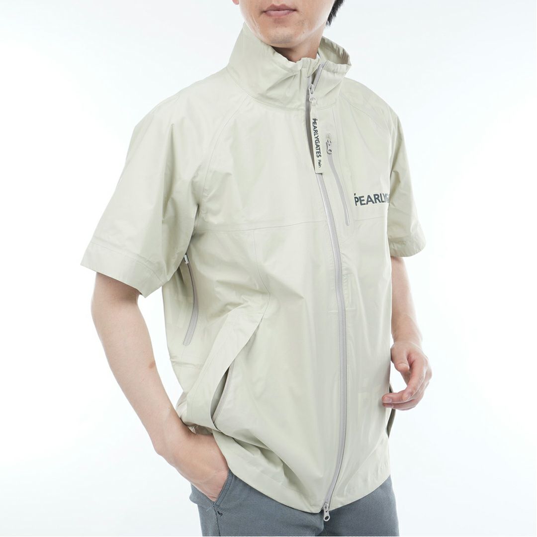 パーリーゲイツ PEARLY GATES メンズ NYストレッチタフタ3Lレインジャケット (MENS) PAMA5434 詳細7