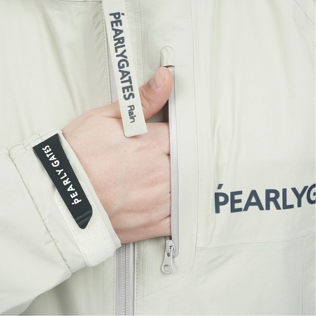 パーリーゲイツ PEARLY GATES メンズ NYストレッチタフタ3Lレインジャケット (MENS) PAMA5434 詳細10
