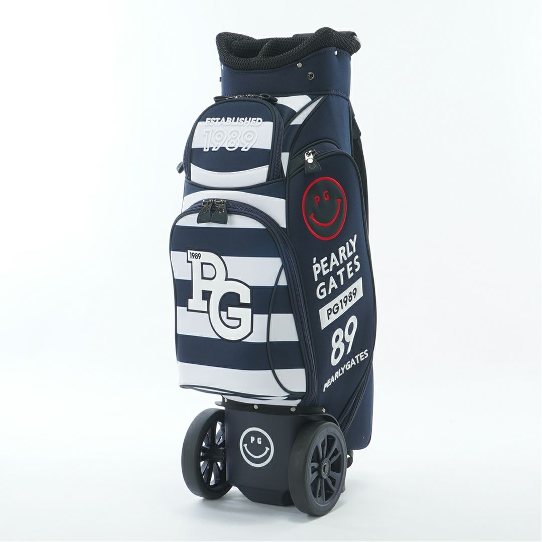 PEARLYGATES　キャデイバッグ キャスター付き ネイビー