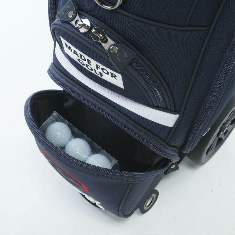 PEARLYGATES　キャデイバッグ キャスター付き ネイビー