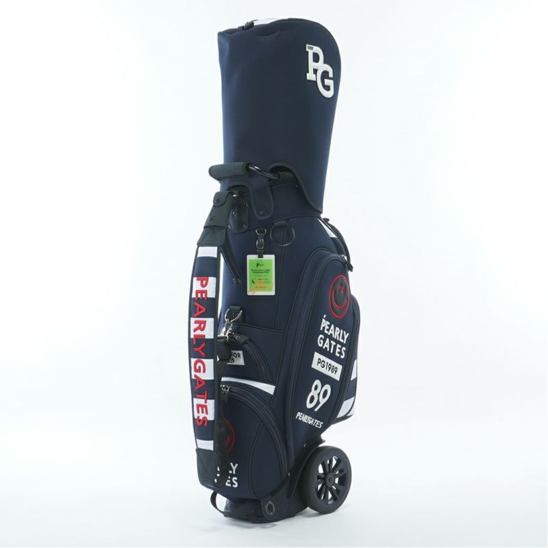 PEARLYGATES　キャデイバッグ キャスター付き ネイビー