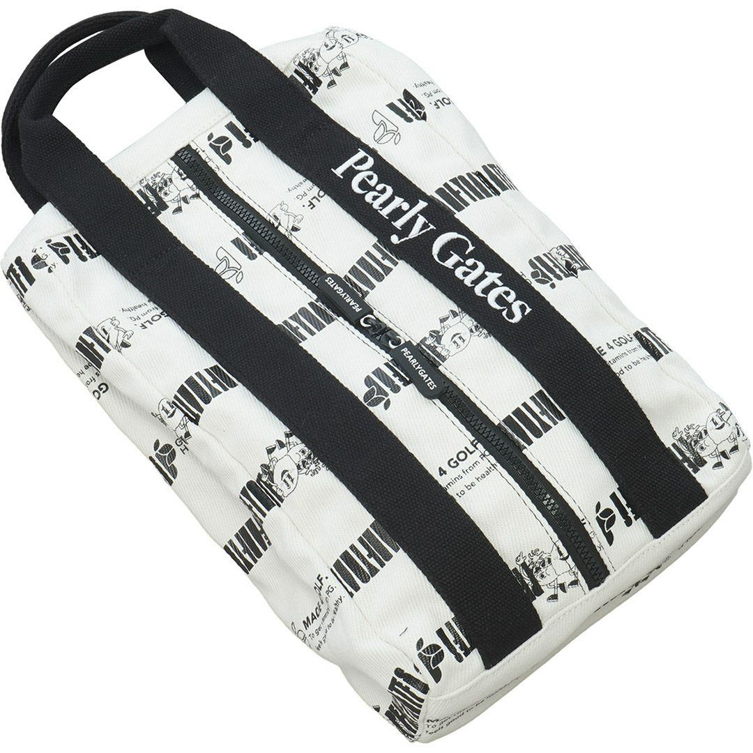 PEARLY GATES ユニセックス シューズケース オフホワイト