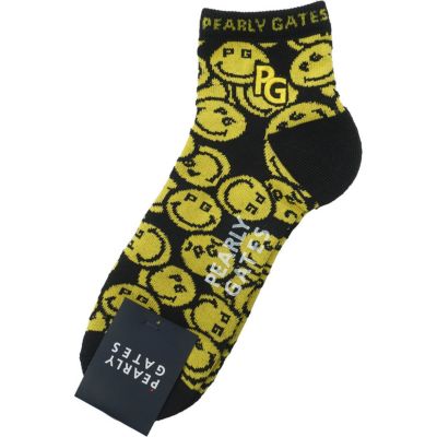 30%OFF】[パーリーゲイツ]バナナPG SMILE柄ショートソックス