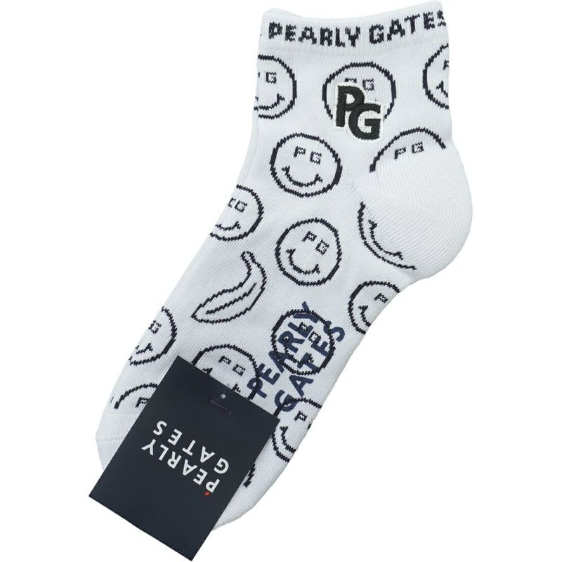 PEARLYGATES レディース ソックス オフホワイト