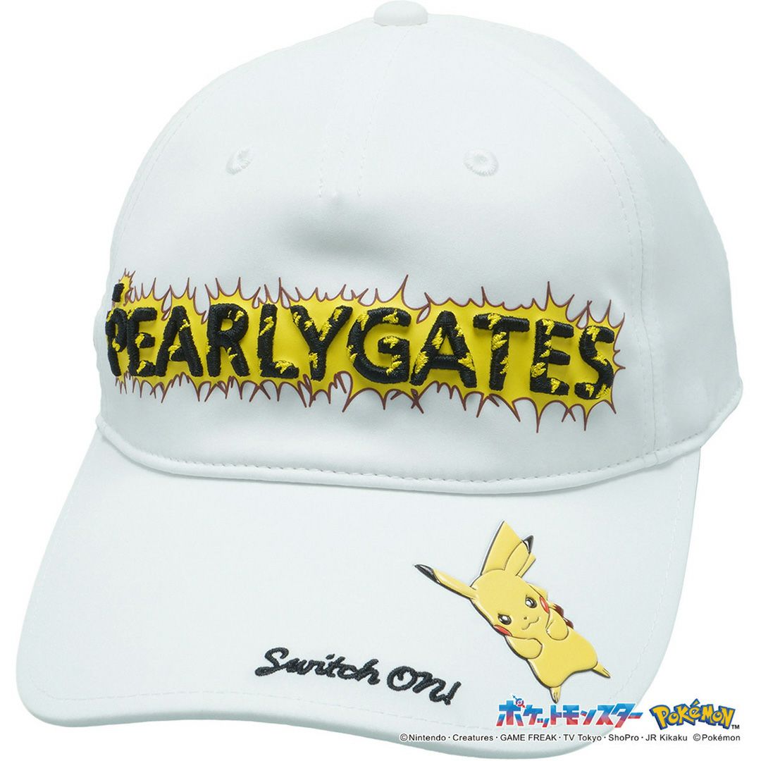 PEARLYGATES ポケモン ユニセックス メンズ レディース キャップ ホワイト