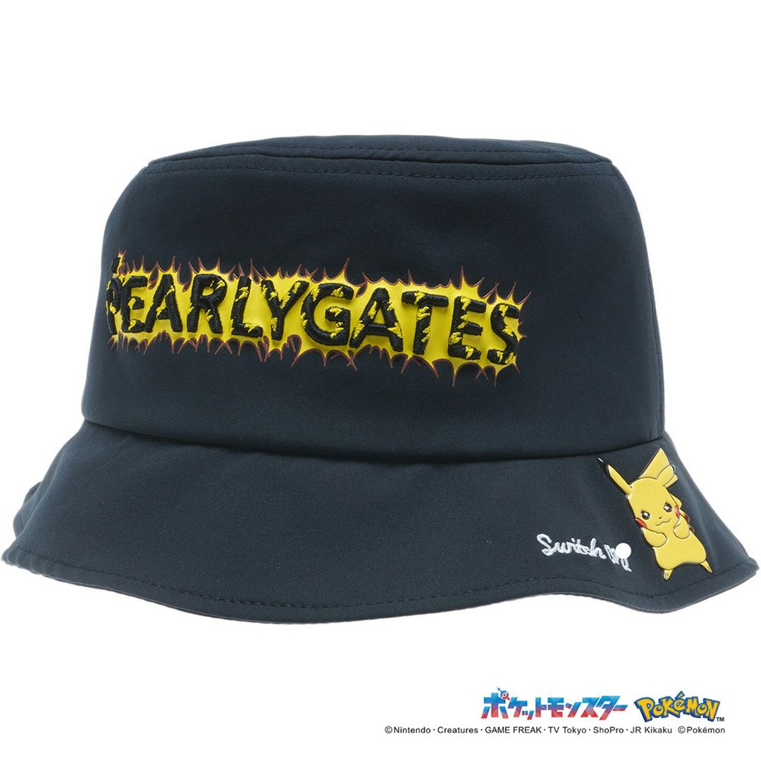 パーリーゲイツ PEARLY GATES メンズ レディース ユニセックス 【ポケモン】ピカチュウ ハット (UNISEX) PAMG55HF 詳細1