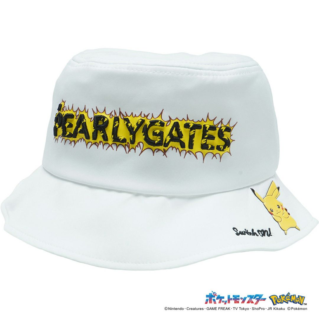 パーリーゲイツ PEARLY GATES メンズ レディース ユニセックス 【ポケモン】ピカチュウ ハット (UNISEX) PAMG55HF 詳細2