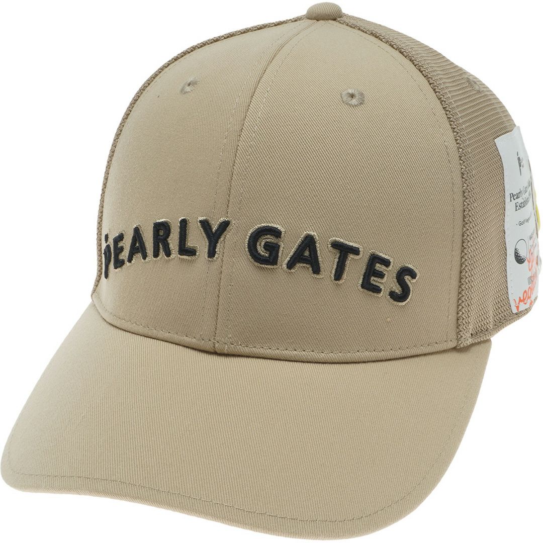 PEARLYGATES ユニセックス メンズ レディース キャップ ベージュ