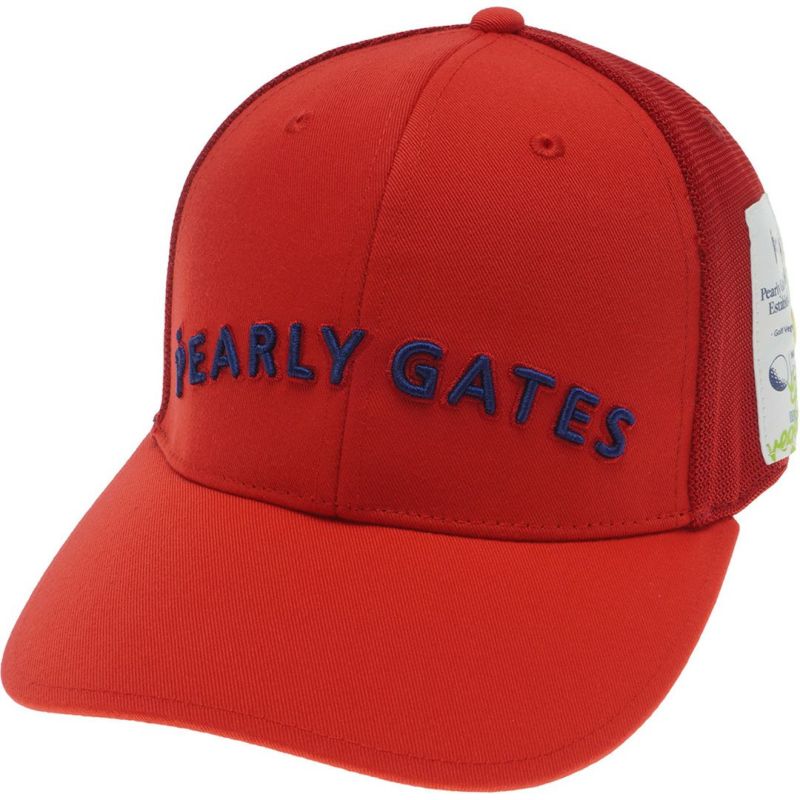 PEARLYGATES ユニセックス メンズ レディース キャップ レッド