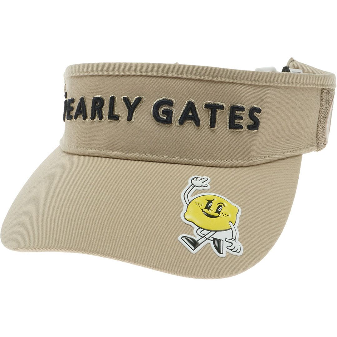 PEARLYGATES ユニセックス メンズ レディース バイザー ベージュ