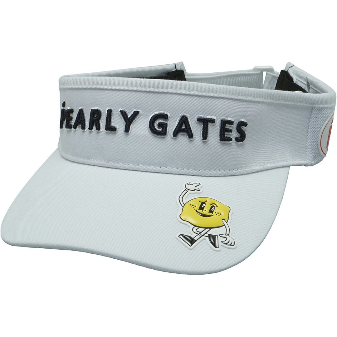 PEARLYGATES ユニセックス メンズ レディース バイザー ホワイト