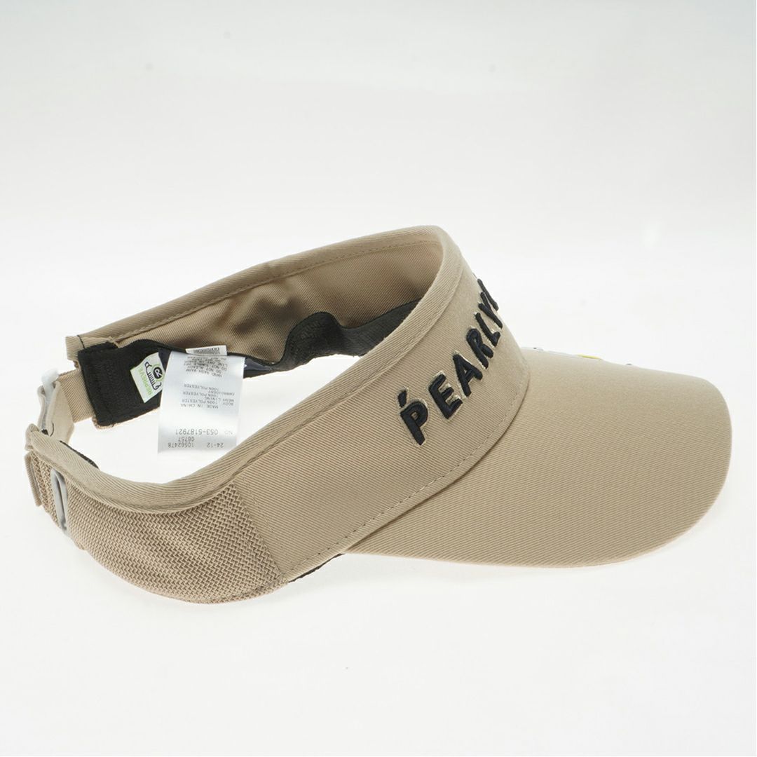 PEARLYGATES ユニセックス メンズ レディース バイザー ベージュ