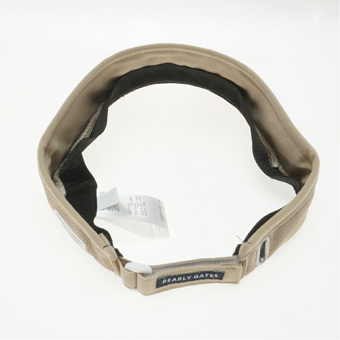 PEARLYGATES ユニセックス メンズ レディース バイザー ベージュ
