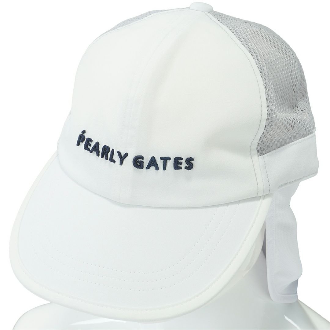 PEARLYGATES ユニセックス メンズ レディース メッシュキャップ ホワイト