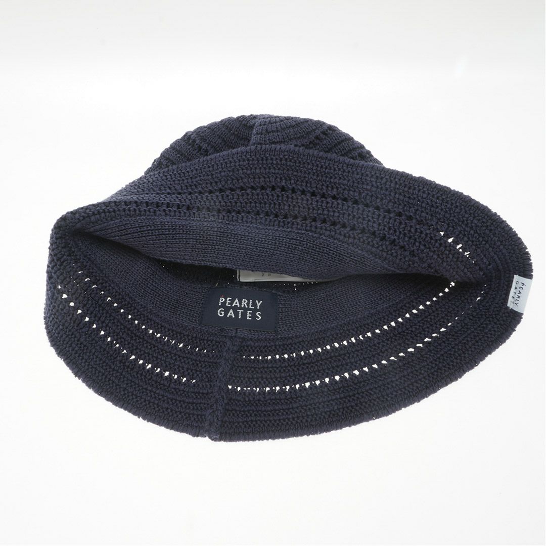 PEARLYGATES ユニセックス メンズ レディース ハット ネイビー