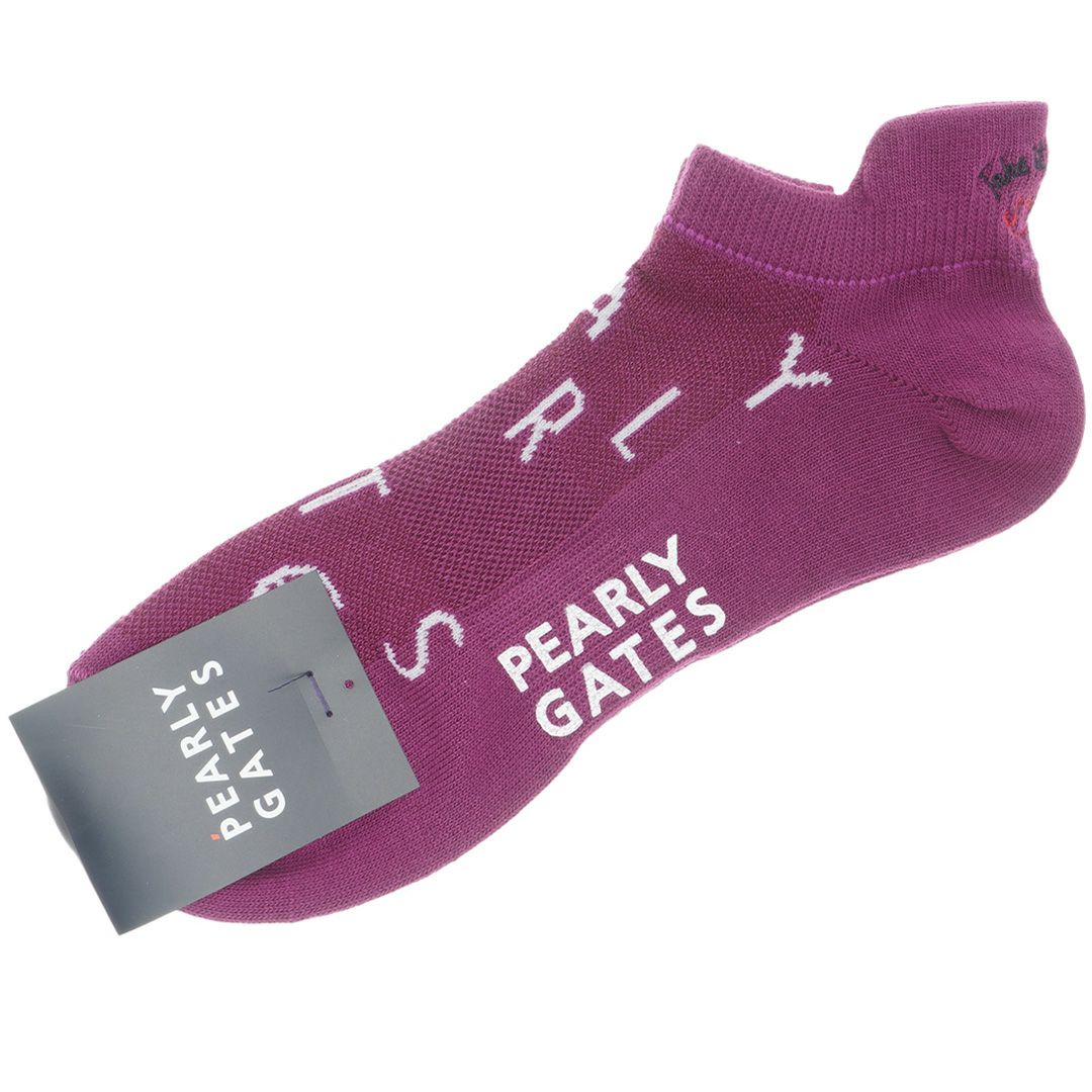 PEARLYGATES メンズ ソックス レッド