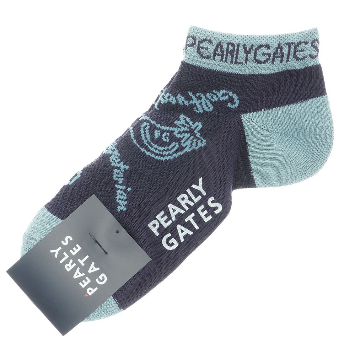 PEARLYGATES メンズ ソックス パープル