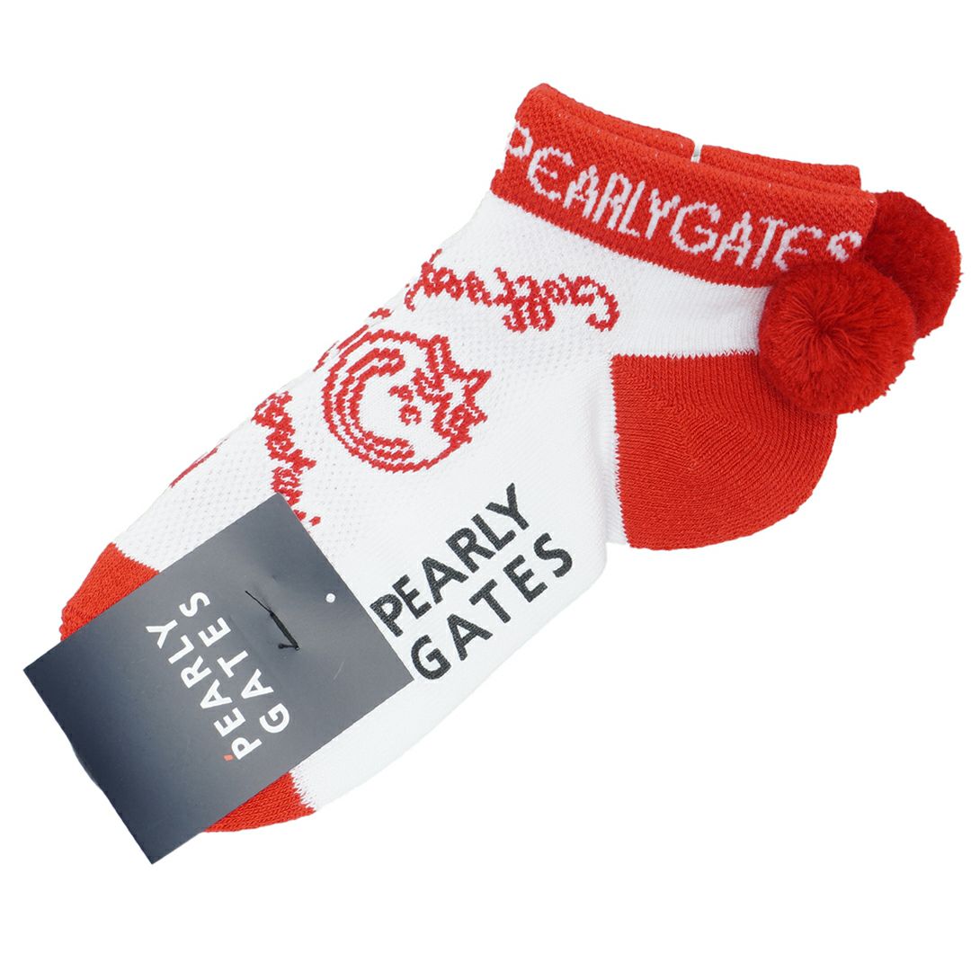 PEARLYGATES レディース ソックス オフホワイト