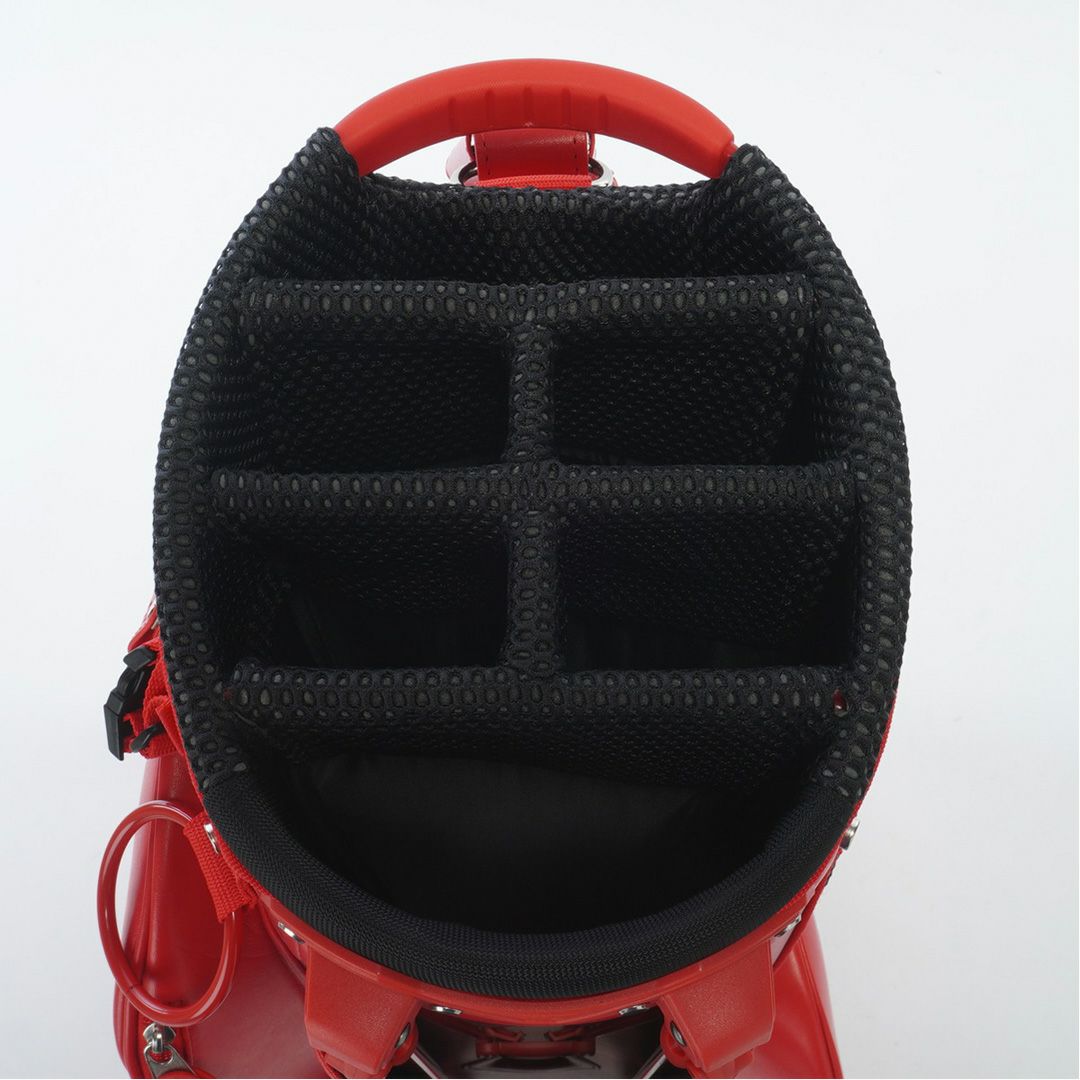 PEARLYGATES ユニセックス メンズ レディース キャディバッグ レッド