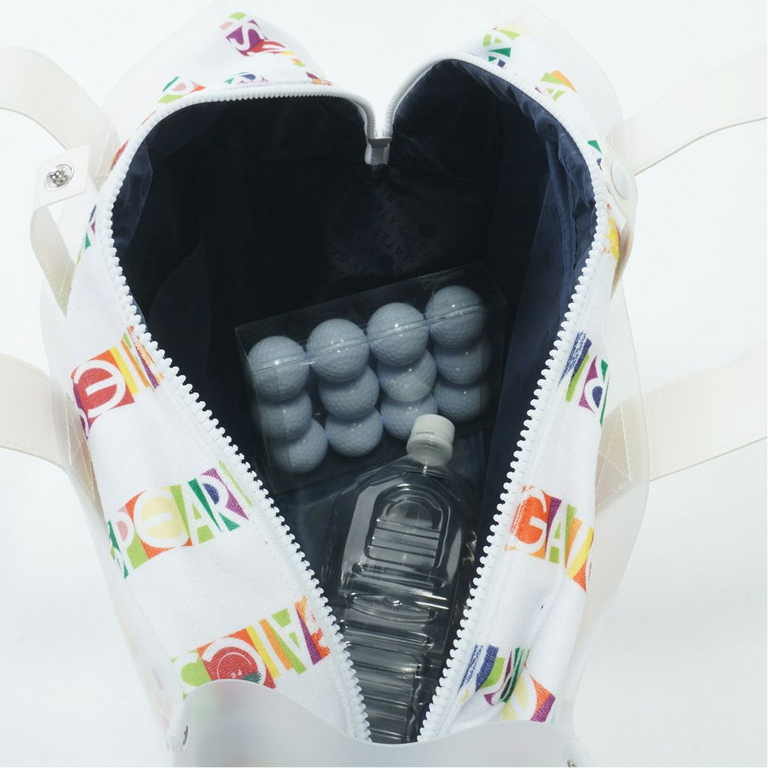 PEARLYGATES ロッカーバッグ オフホワイト