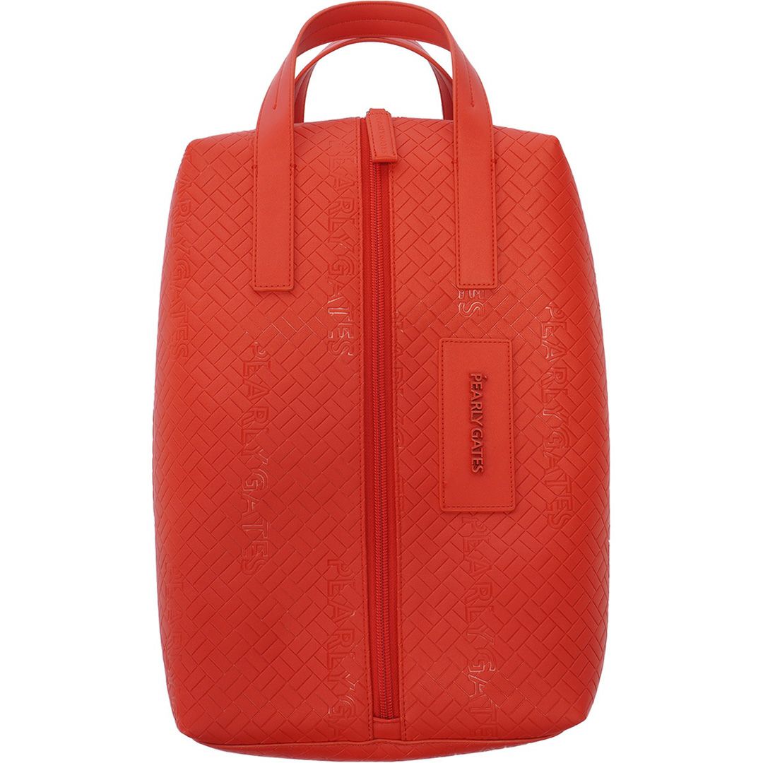 PEARLYGATES ユニセックス メンズ レディース シューズケース レッド