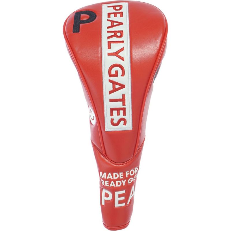PEARLYGATES ユニセックス メンズ レディース ドライバー用ヘッドカバー レッド