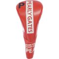 PEARLYGATES ユニセックス メンズ レディース ドライバー用ヘッドカバー レッド