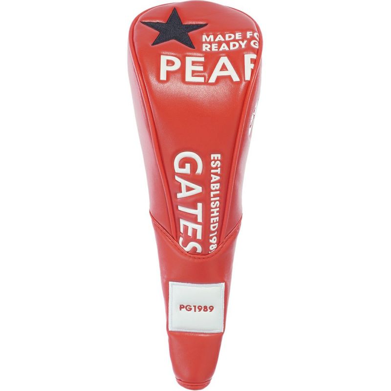 PEARLYGATES ユニセックス メンズ レディース フェアウェイウッド用ヘッドカバー レッド