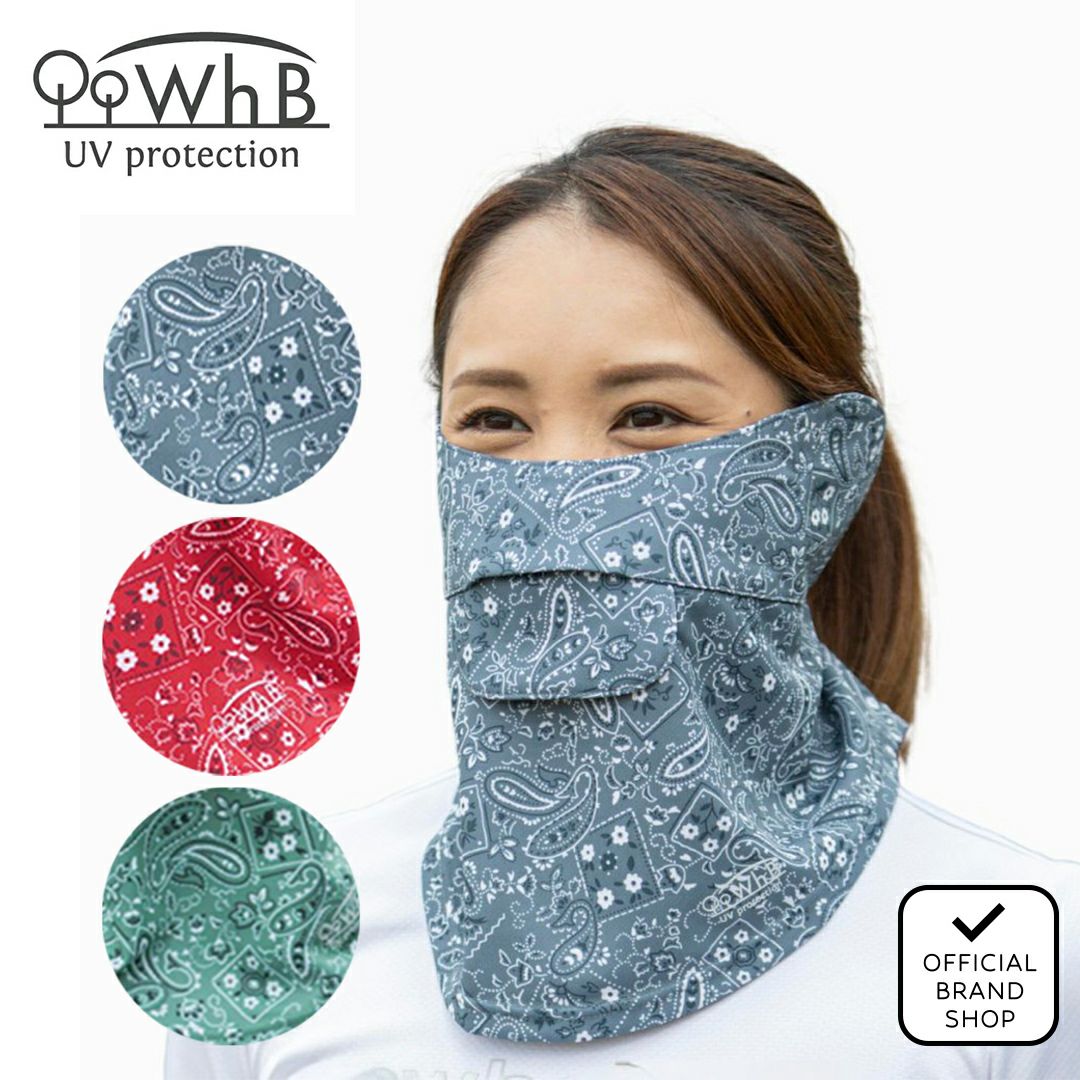 ホワイトビューティー White Beauty メンズ レディース ユニセックス フェイスカバーCH型 ペイズリー XWMG003F 詳細3