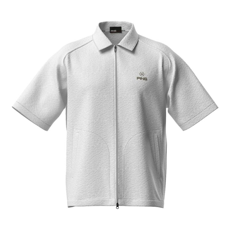PINGAPPAREL メンズ 半袖シャツ ホワイト 白