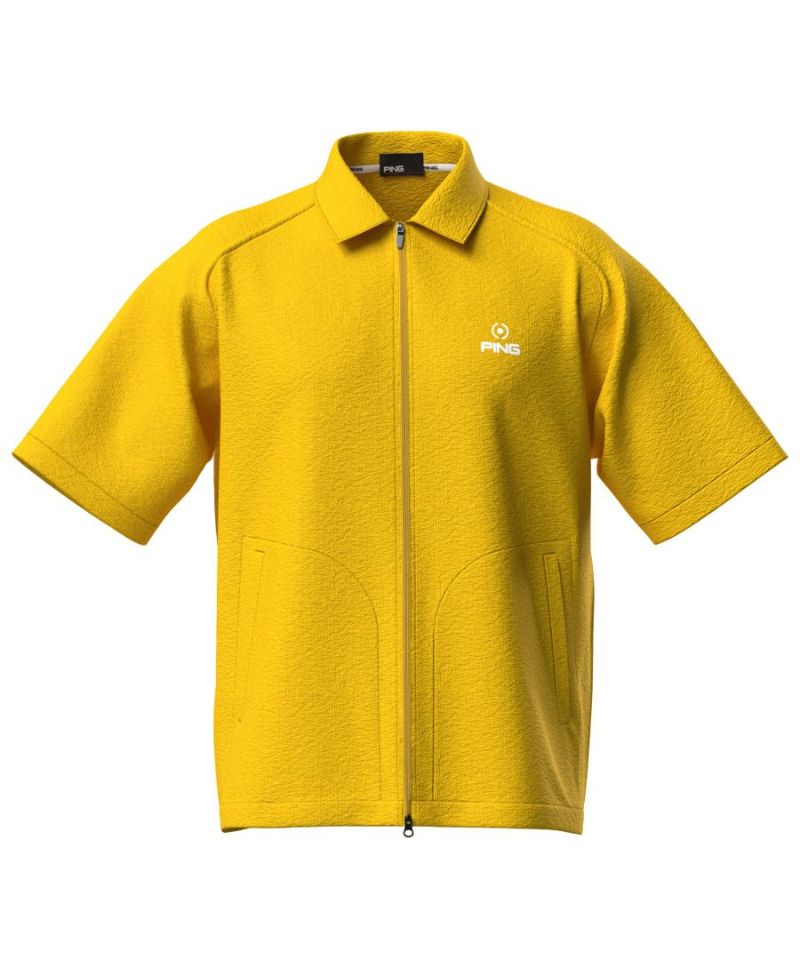 PINGAPPAREL メンズ 半袖シャツ イエロー