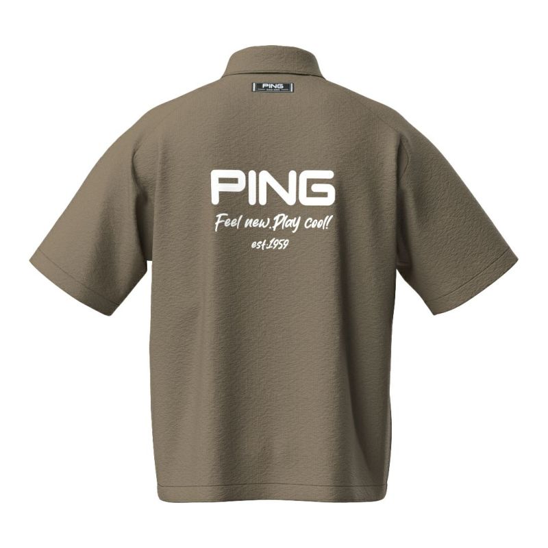 PINGAPPAREL メンズ 半袖シャツ ベージュ
