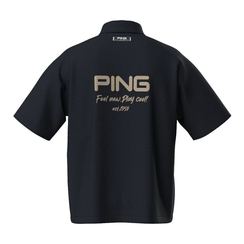 PINGAPPAREL メンズ 半袖シャツ ネイビー