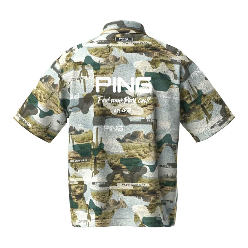 PINGAPPAREL メンズ 半袖シャツ カーキ