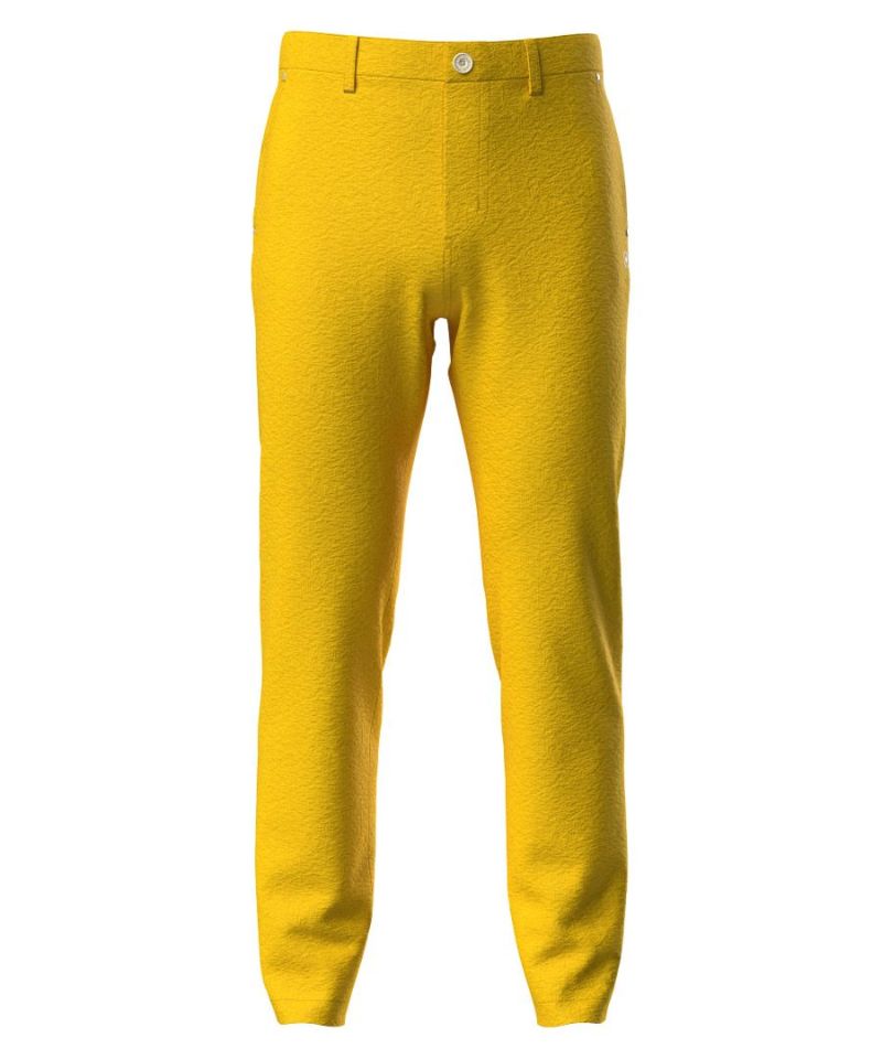 PINGAPPAREL メンズ ロングパンツ イエロー