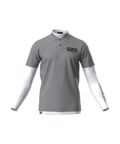 PINGAPPAREL メンズ シャツ　レイヤードシャツ グレー