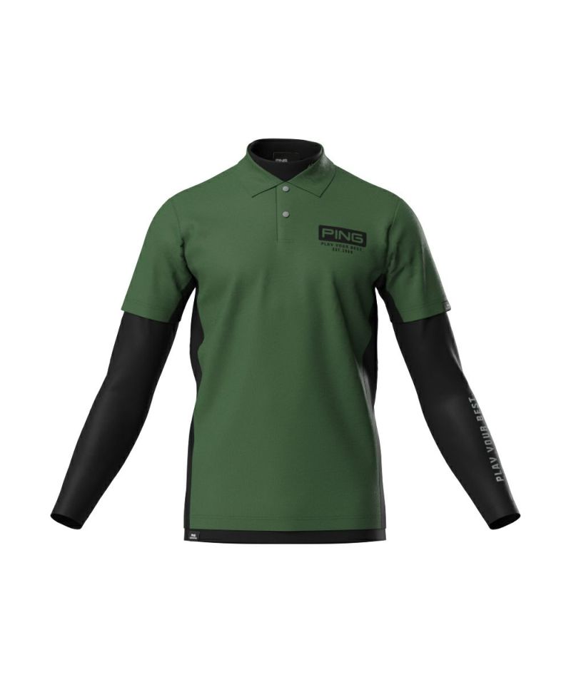 30％OFF】[ピンアパレル]メンズ レイヤードツインセット(MENS
