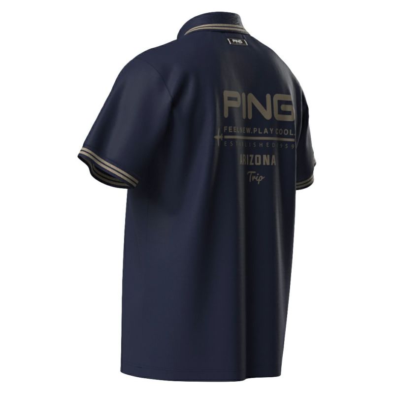 PINGAPPAREL メンズ シャツ ネイビー