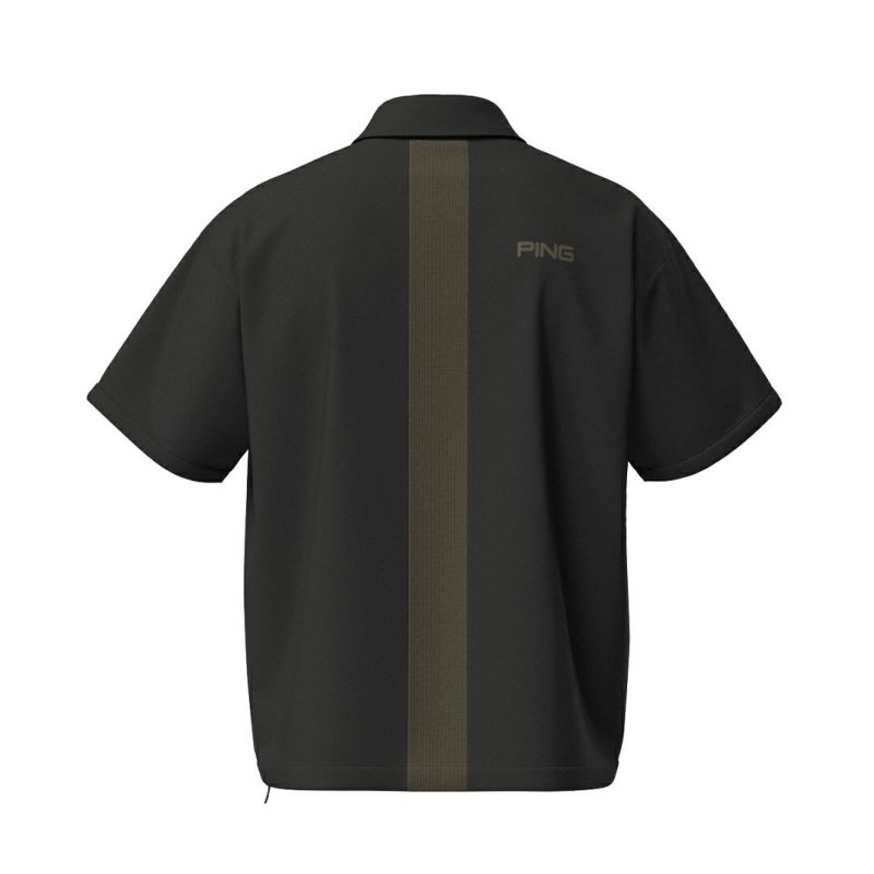 PINGAPPAREL メンズ シャツ　レイヤードシャツ ブラック