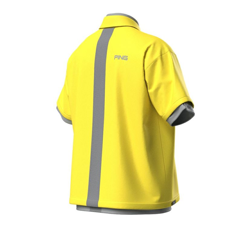 PINGAPPAREL メンズ シャツ　レイヤードシャツ イエロー