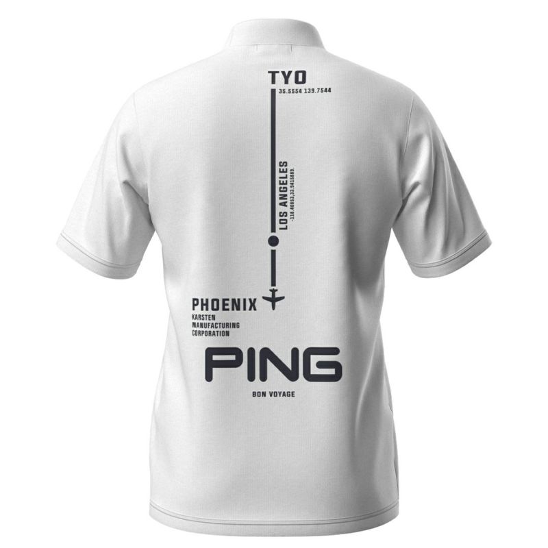 PINGAPPAREL メンズ シャツ ホワイト