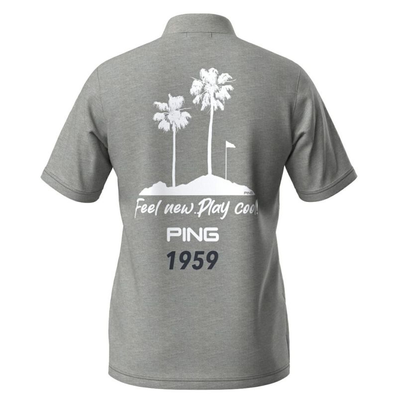 PINGAPPAREL メンズ シャツ グレー