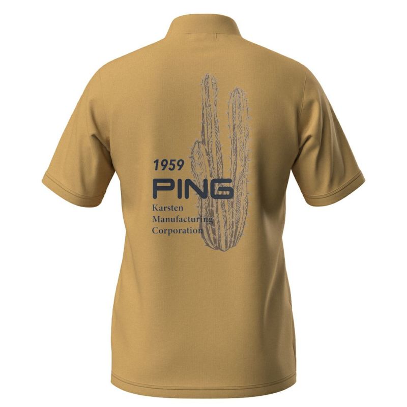 PINGAPPAREL メンズ シャツ ベージュ