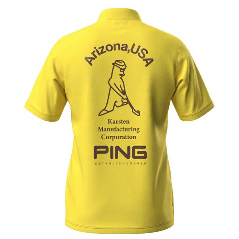 PINGAPPAREL メンズ シャツ イエロー