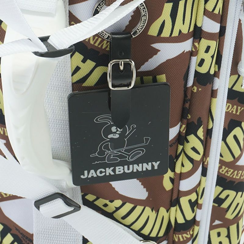 JackBunny!! ユニセックス メンズ レディース スタンド式キャディバッグ ブラウン