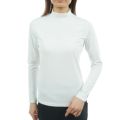 AdmiralGOLF レディース UVカットモックネックインナー ホワイト